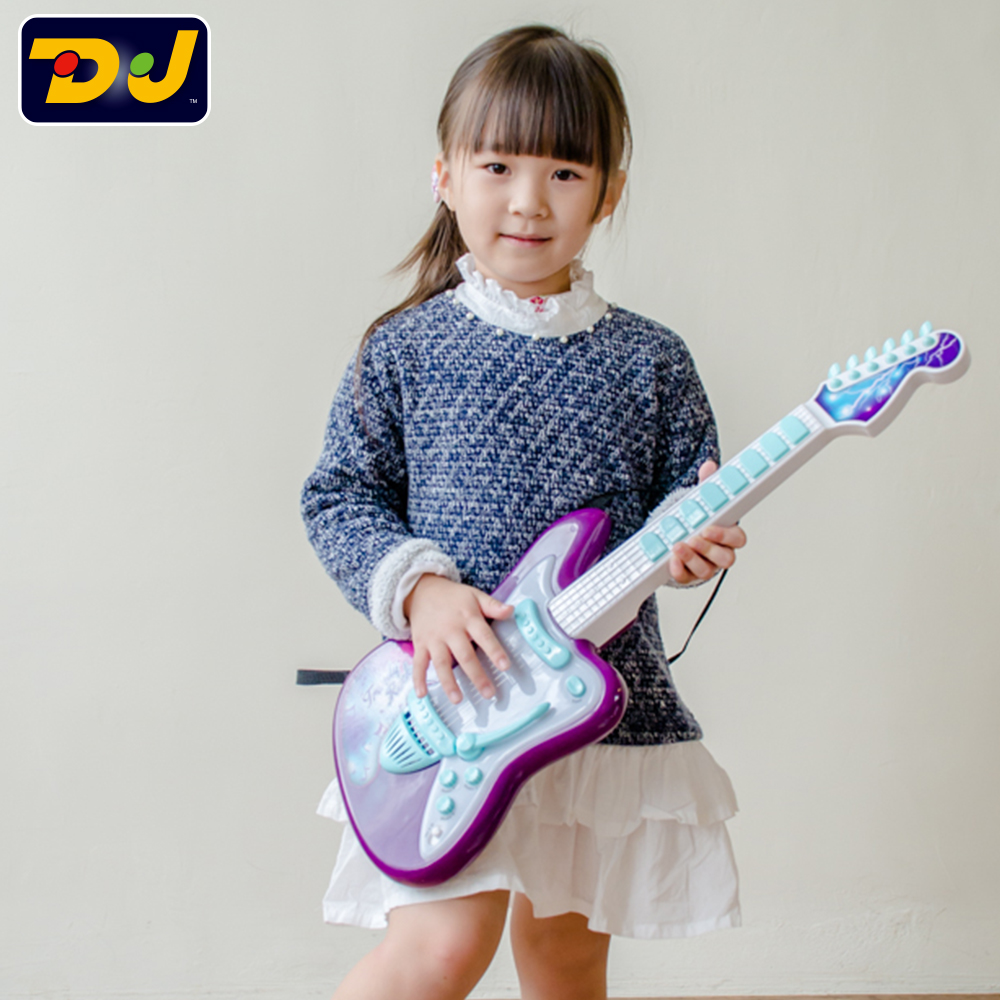 [DJ TOYS] Real Strings Trending Rock Guitar for Kids, , large