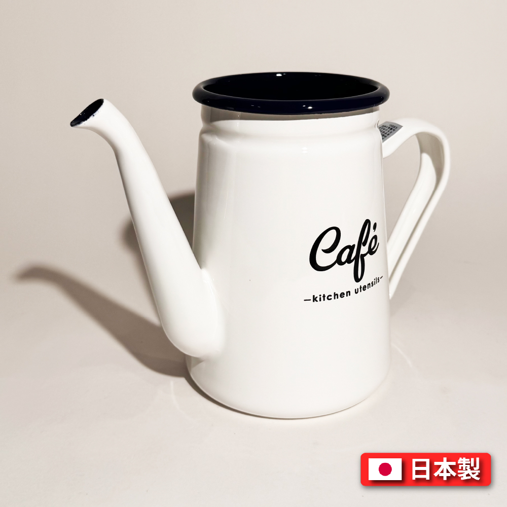 [豐琺瑯] 日本製｜琺瑯咖啡壺｜Lily White系列｜手工琺瑯｜LW-206, , large