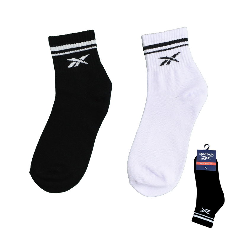 Reebok單入棉感輕履1/2襪, , large