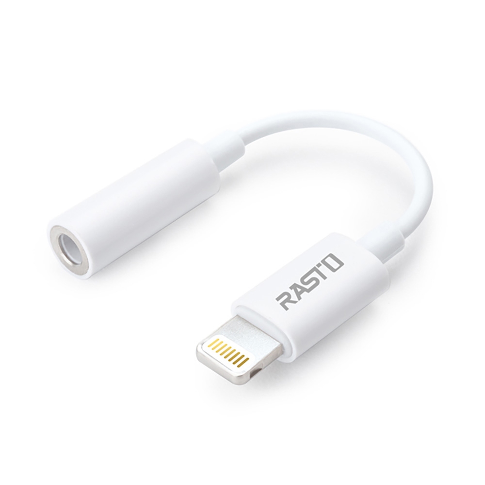 RASTO RX25 Lightning轉3.5mm轉接線 隨插即用 小巧好攜帶, , large