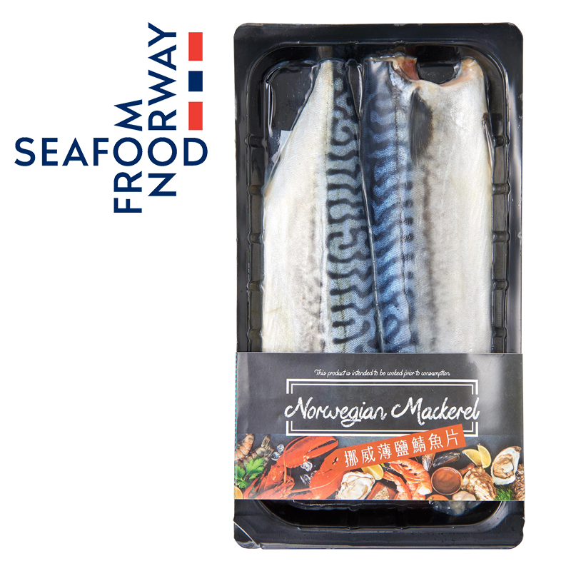 冷藏挪威薄鹽鯖魚片300g (貼體包裝), , large