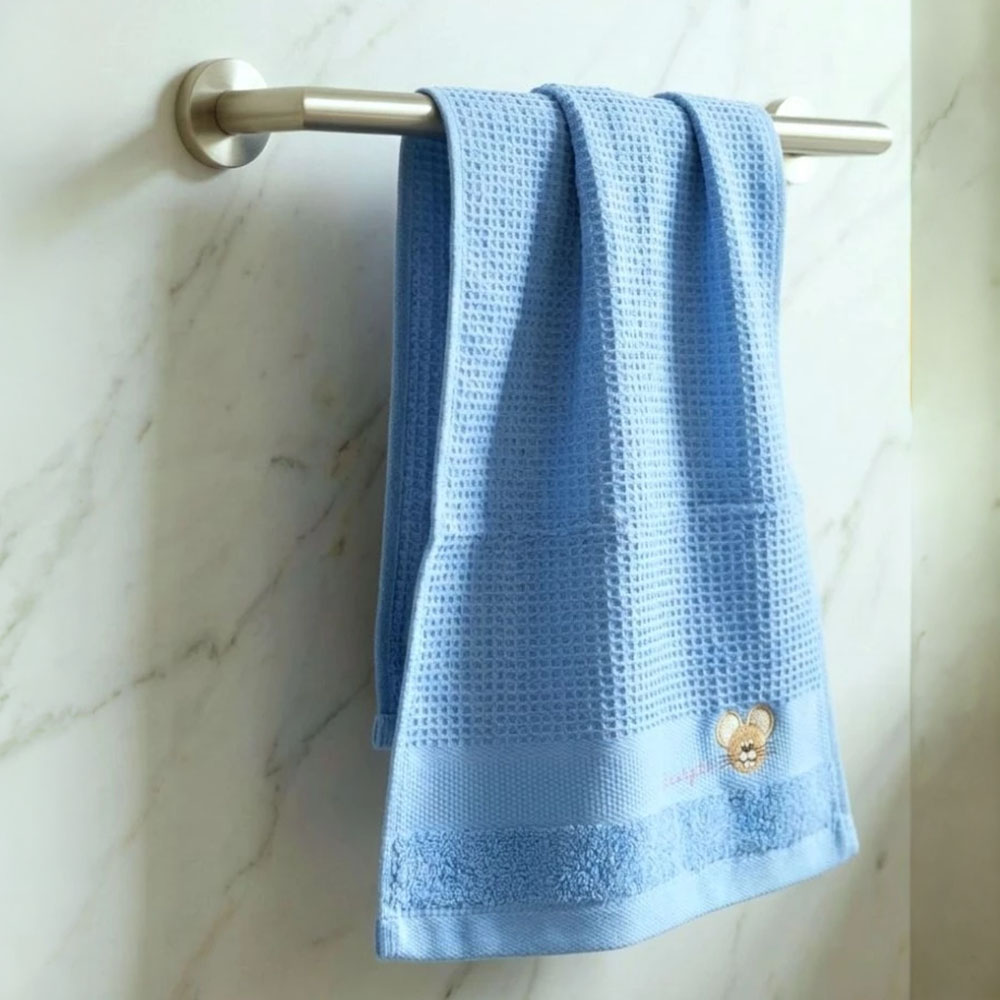 [Kaimei Cotton Industry] 4 in the group, random and excellent pure cotton mesh, skin-friendly adult towel/bath towel/face towel/towel, big-eared rat style, , large