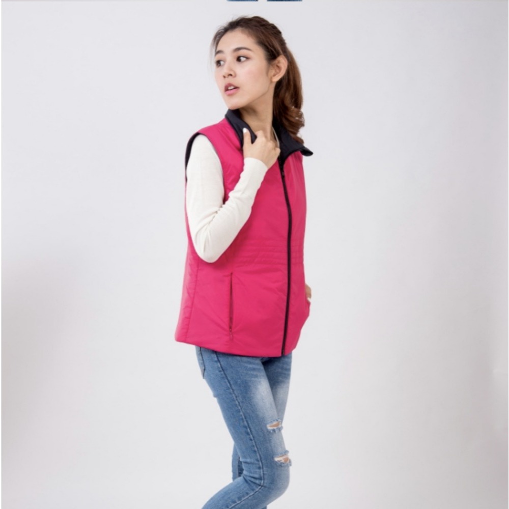 [CINN Official Store] Women’s Reversible Nano Far‑Infrared Vest – 2L｜Free All‑Season Neck Wrap, , large