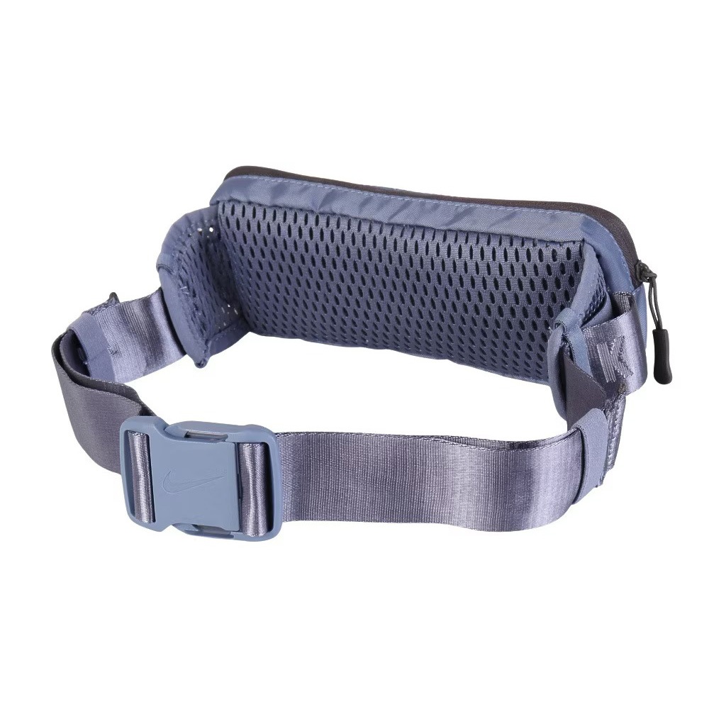NIKE TEMPO 腰包 運動腰包 隨身包 休閒 慢跑 戶外 時尚 鑰匙掛勾 反光 舒適 減少晃動 黑 薄荷綠 灰藍, 灰藍, large