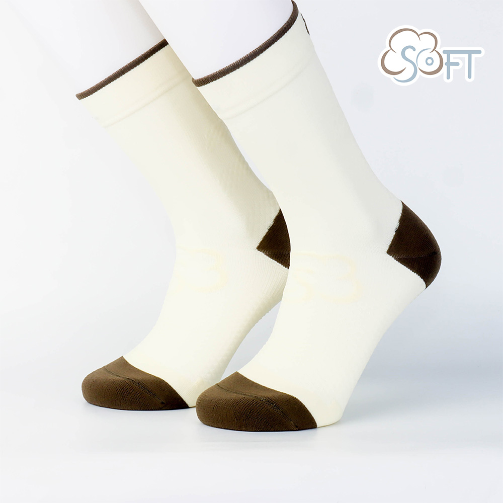 【SOFT】Light Compression socks-Hipster cream green (26-31cm), , large