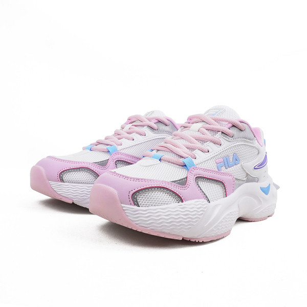 Kixpress-Fila HEART 女 運動休閒鞋 老爹鞋 Y2K 愛心 舒適 厚底 粉白藍 [5-J919Y-153], , large