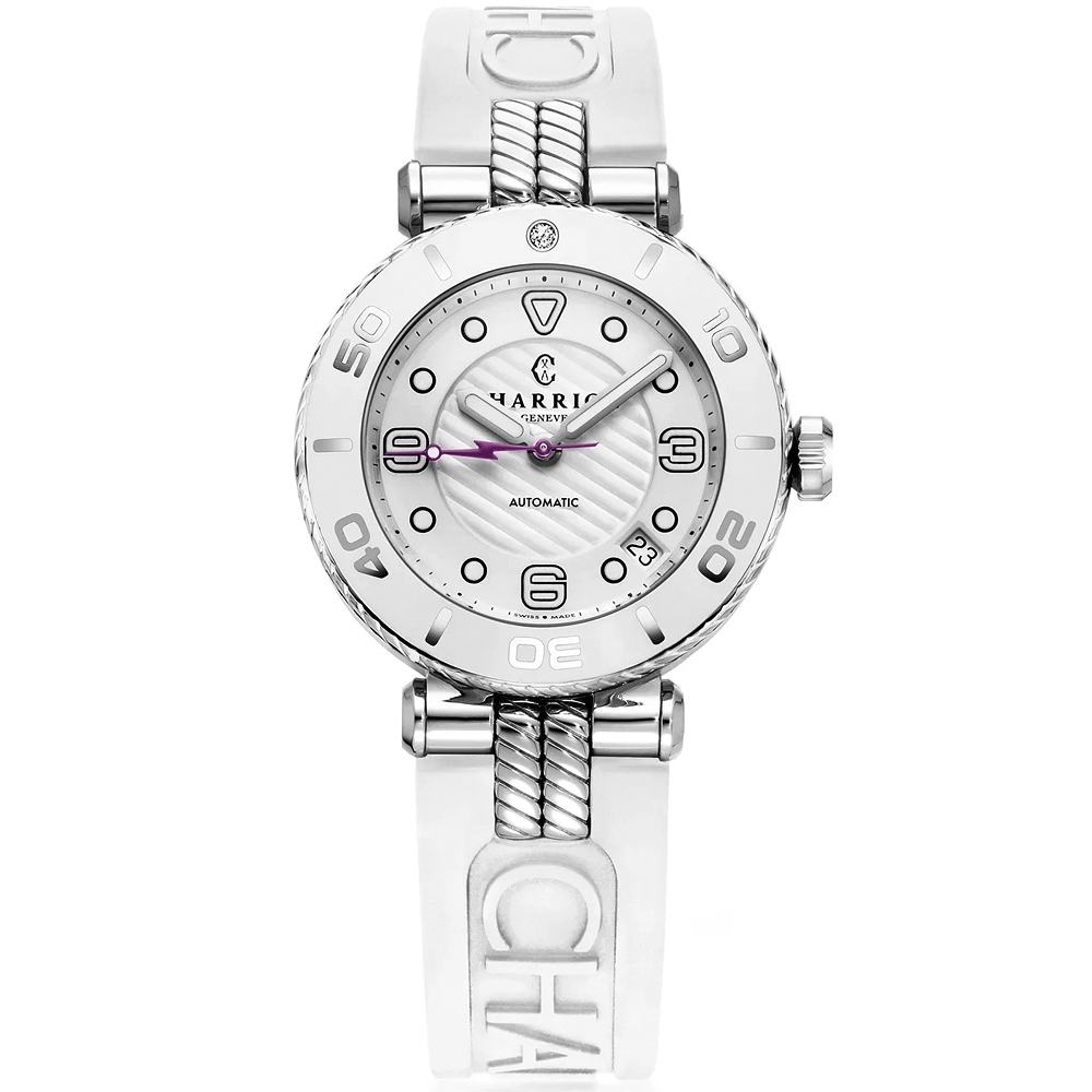 CHARRIOL 夏利豪 St-Tropez系列 運動風現代機械錶-36mm SF36AWS.143.001, , large