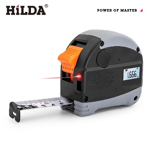【HILDA】希爾達電動工具 雷射捲尺 5米捲尺+30米雷射距離, , large