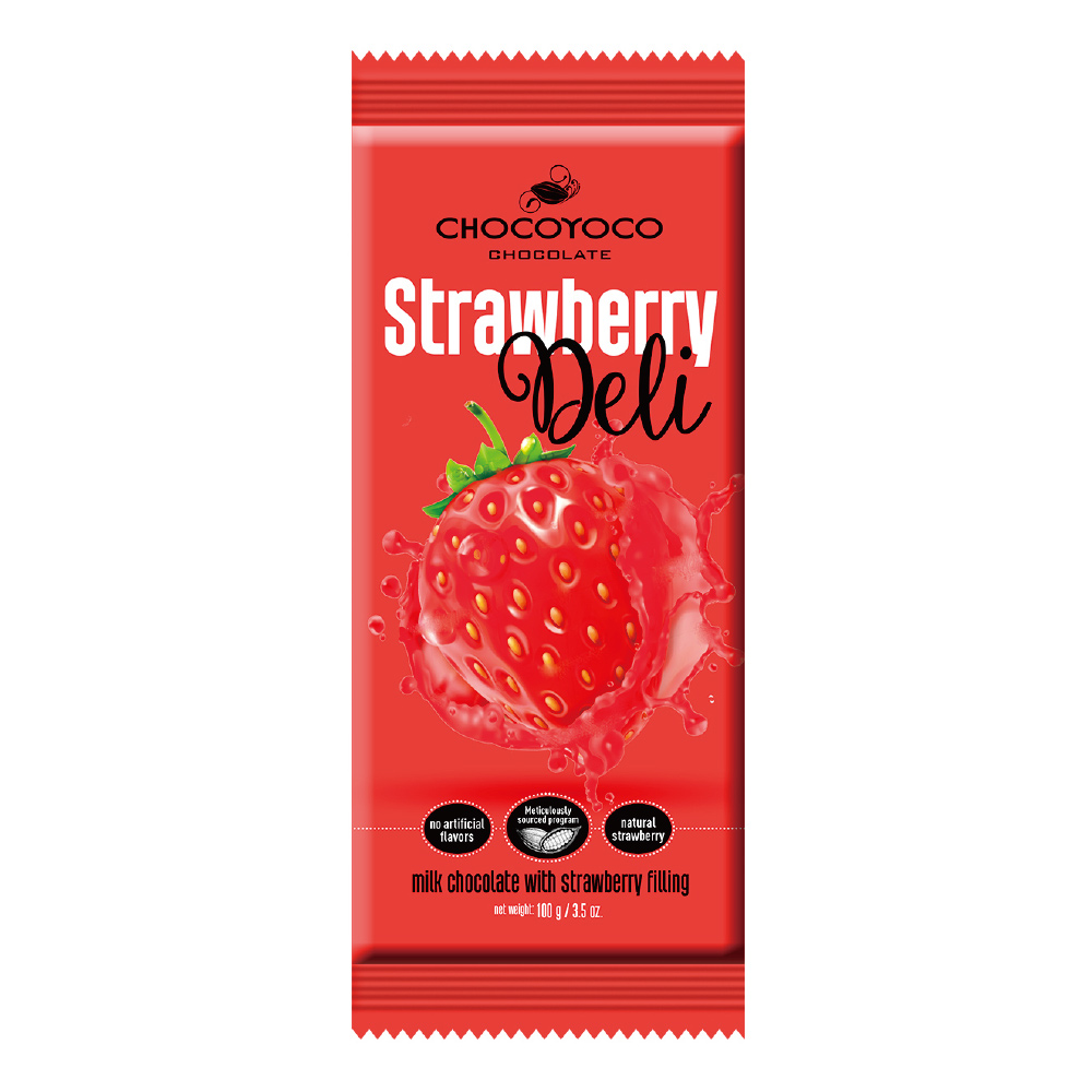 Chocoyoco strawberry flavored filling, , large