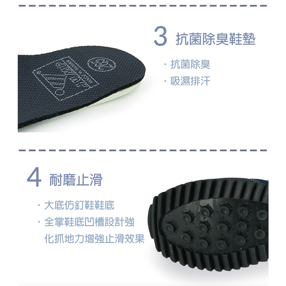 JUMP將門 男運動鞋 男鞋 休閒鞋 MIT台灣製造 輕量 透氣 反光 吸濕 排汗 抗菌 除臭 耐磨 抓地 止滑 深藍, , large