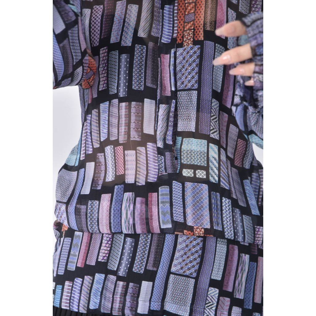 (S) see by chloe透紗紫色長袖上衣二手衣, , large