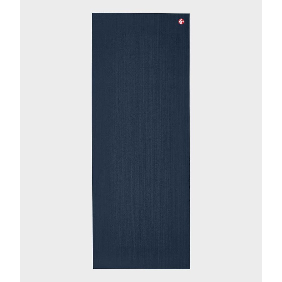 【LOTUS】Manduka PRO Mat 瑜珈墊 6mm Midnight深藍 德國製 PVC 台灣公司貨 現貨免運, , large