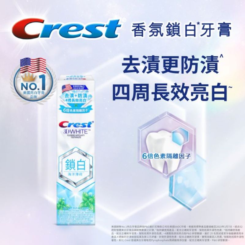 Crest Whitelock Toothpaste 120g (MINT), , large