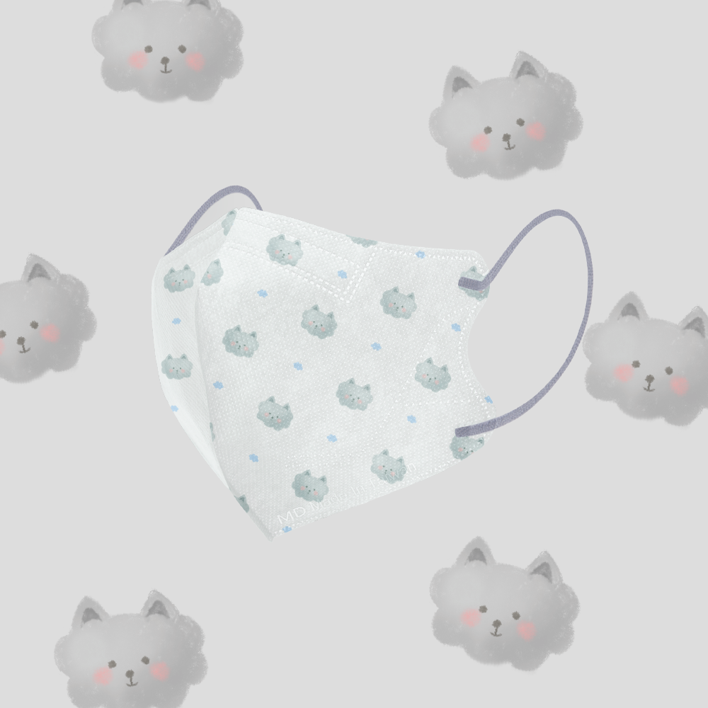 [CHENYU辰昱] 1-12Y_ 3D兒童醫療口罩 (FLUFFY系列) 30入, , large