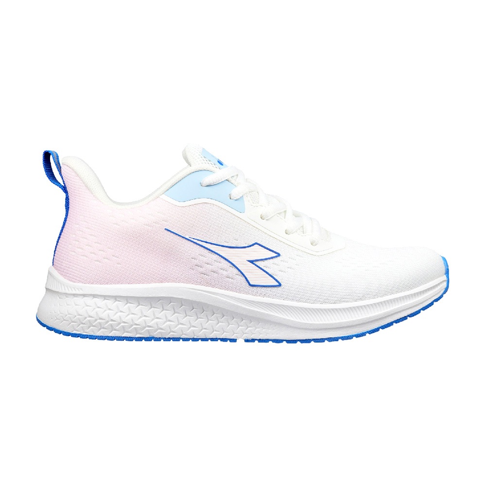 DIADORA迪亞多那 奇幻天空慢跑鞋 女運動鞋 女鞋 漸層 一體成型 透氣 飛織 輕量 減壓 抗菌 吸震 止滑 白粉紫, , large