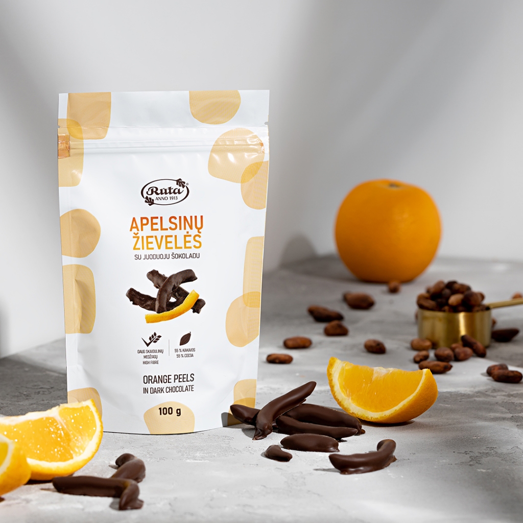 Orange peels in dark chocolate(55%), , large