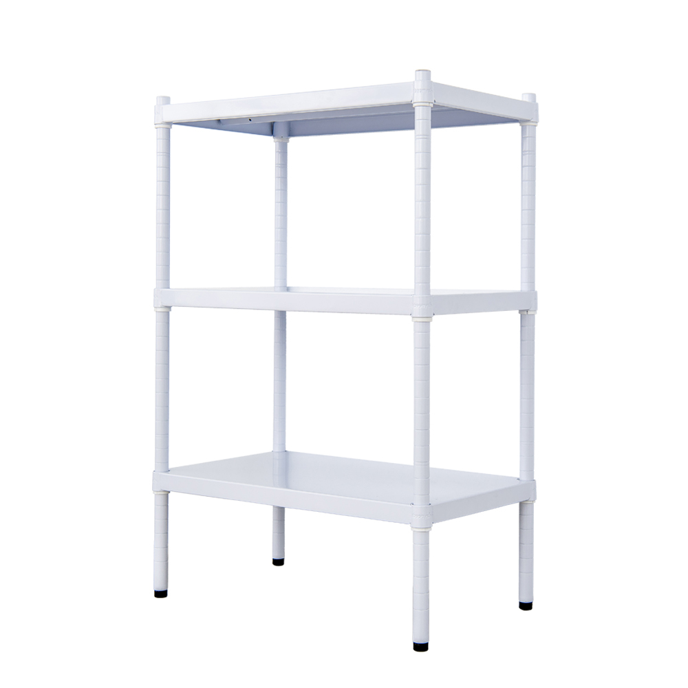 【Y HOUSE】60x35x90公分 三層無洞鐵板收納層架 置物架 鐵架-烤漆白