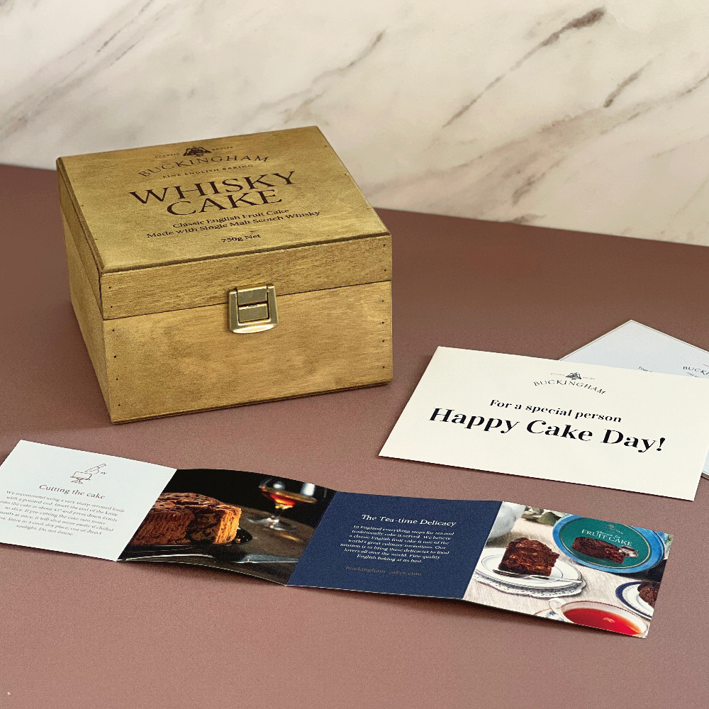 【BUCKINGHAM】英國蘭姆酒水果蛋糕-木質禮盒裝, , large