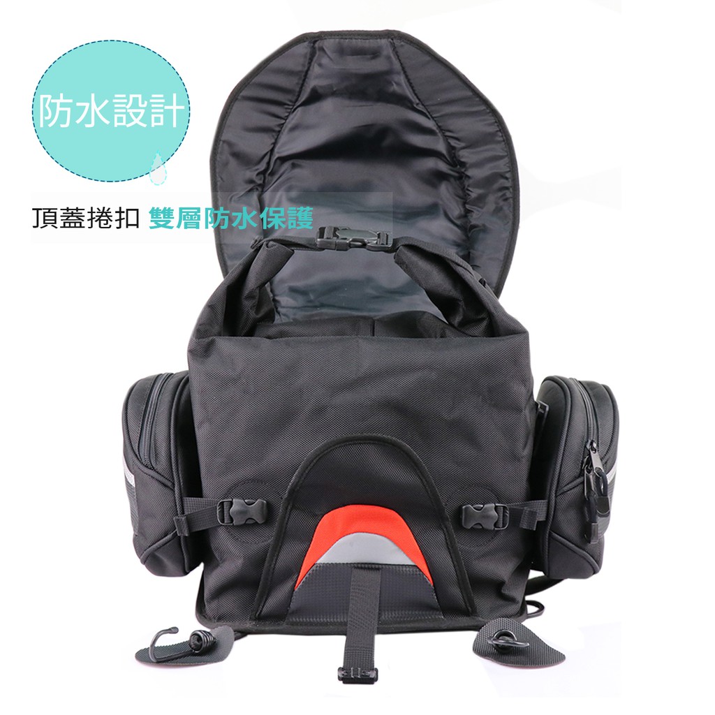 【Niche 樂奇】重機頭盔後座包  防水 大容量 後尾袋 (30L) NMO-8212, , large