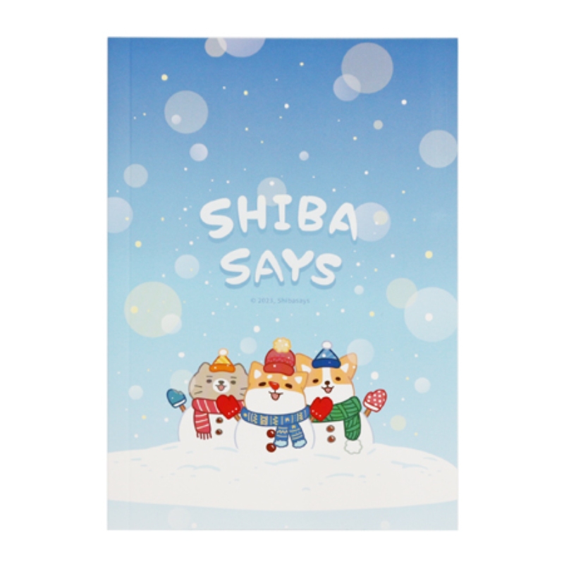 32K Ruled Notebook &ndash; Style A (Snowman), , large