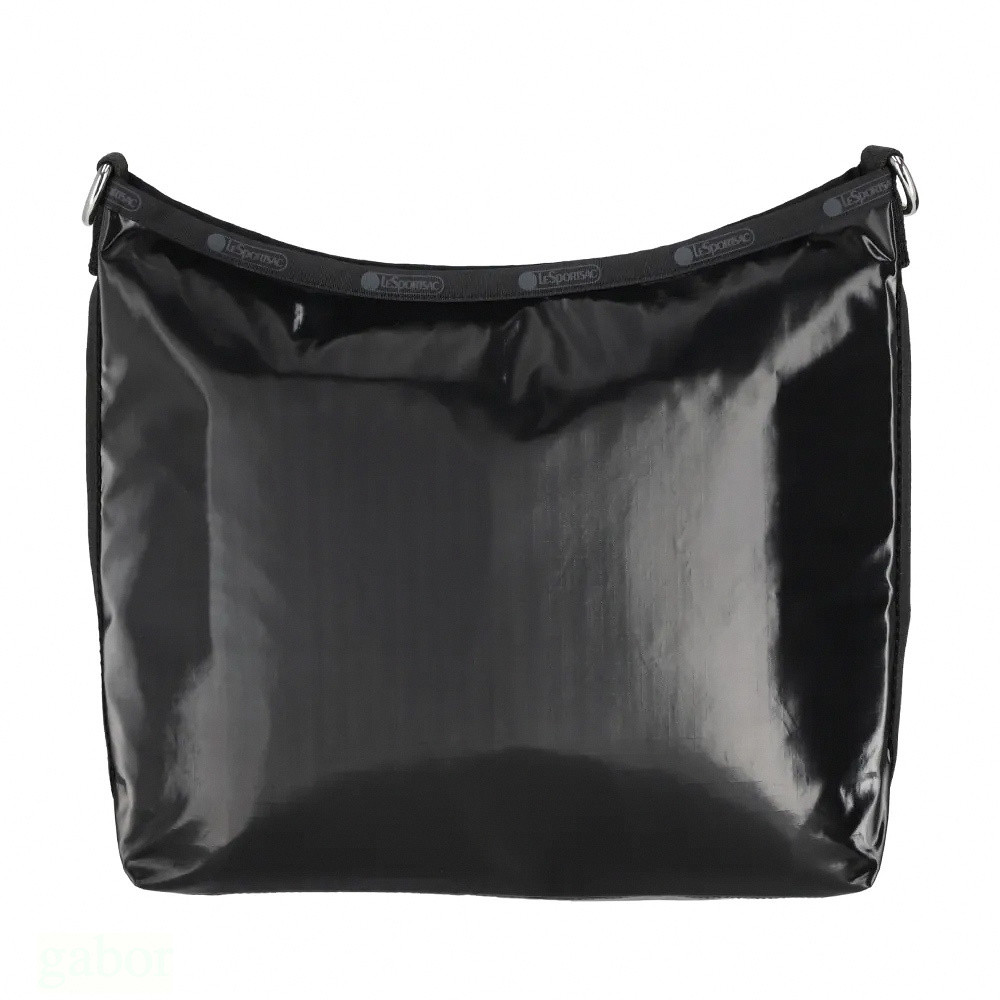 LeSportsac MEDIUM ZIP SHOULDER 中型拉鍊肩背包-閃耀黑, , large