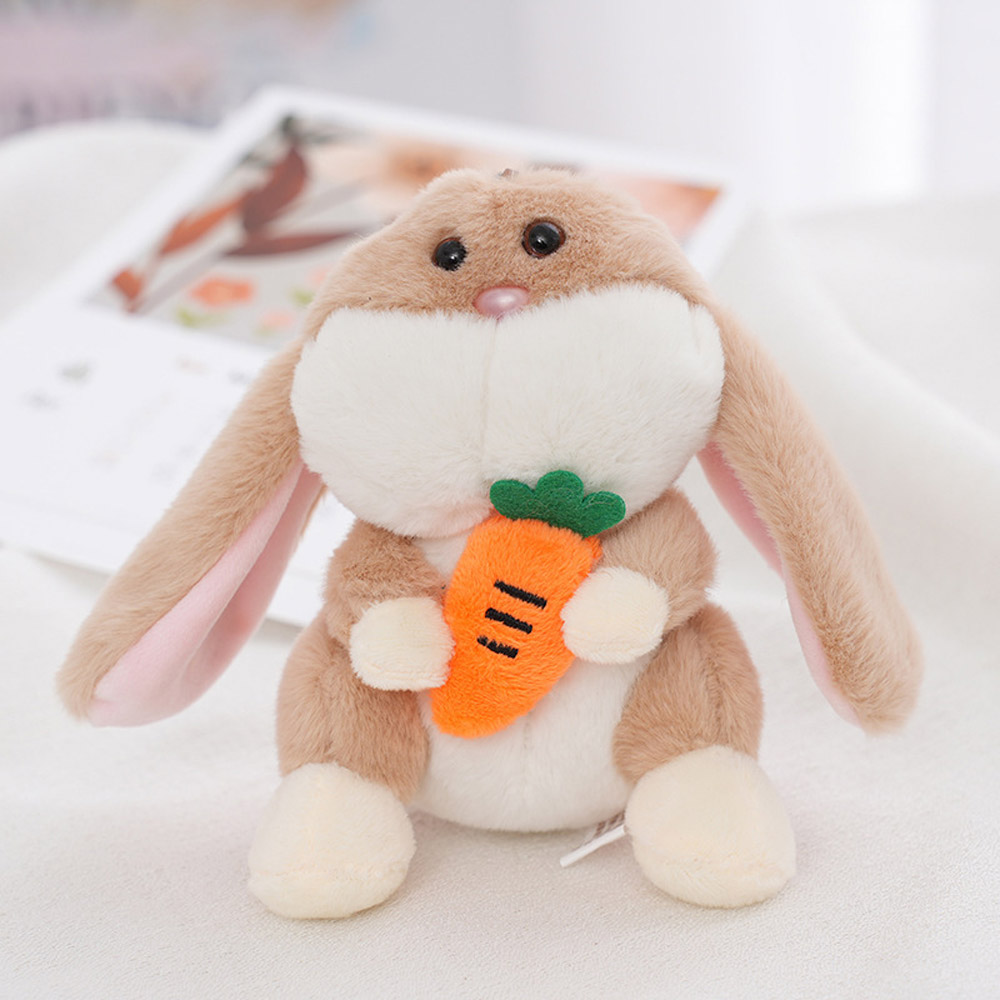 毛绒玩偶蘿蔔兔掛件鑰匙扣-粉色, , large