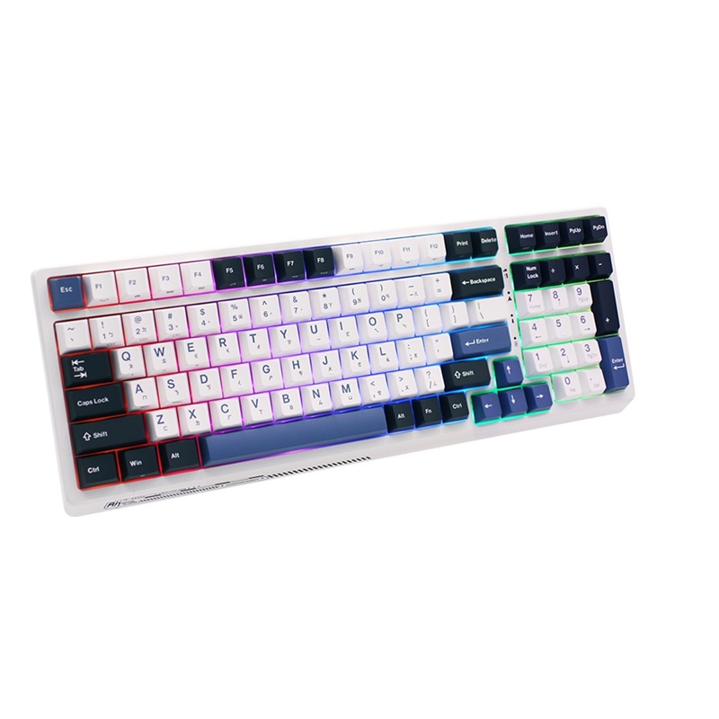 RK 100 key RGB Mechanical Keyboard ( Yellow switches ), , large