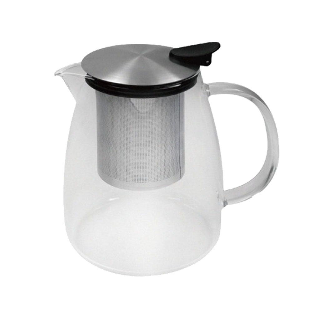 【美國Mother Goose鵝媽媽】 580度超耐高溫大容量玻璃歐式沖茶壺800ml 沖泡茶壺 泡茶壺, , large