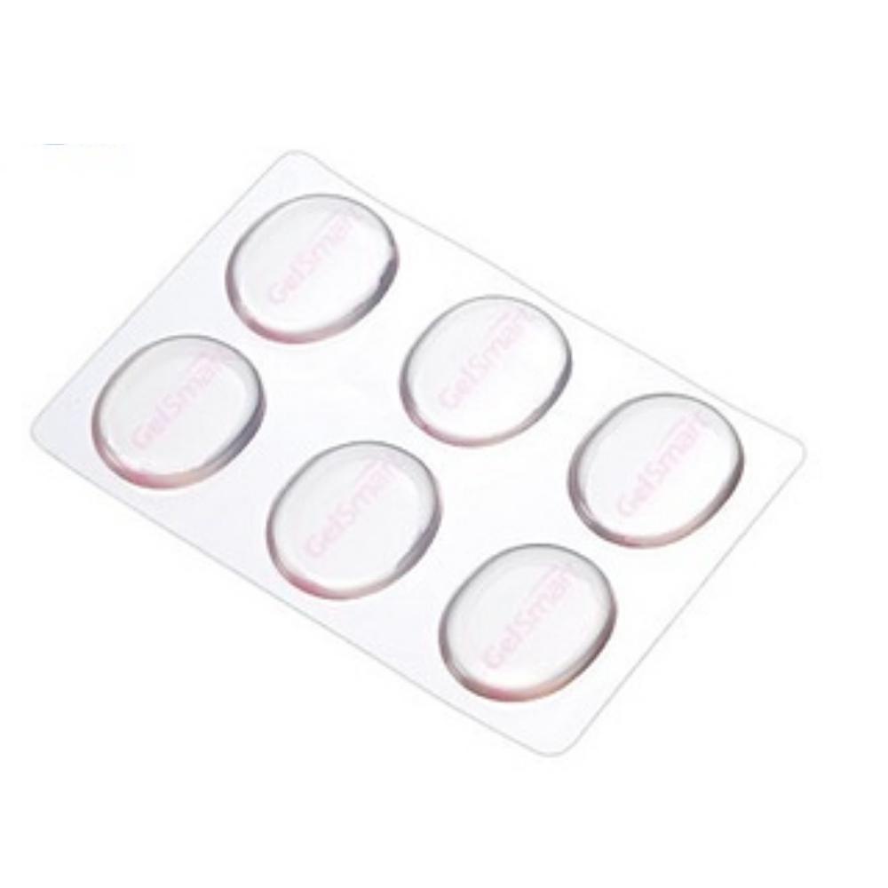 【GelSmart吉斯邁】凝膠足部舒適貼-6片裝(避免穿鞋咬腳、摩擦不適、PU-UG8102), , large