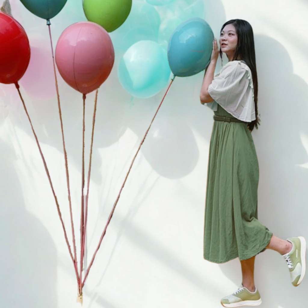 【JONIRO】台灣製造 拇趾外翻 FOOTLOOSE  寬楦 舒適 透氣 氣墊鞋款 _女鞋 亞麻綠(部分鞋款有現貨)