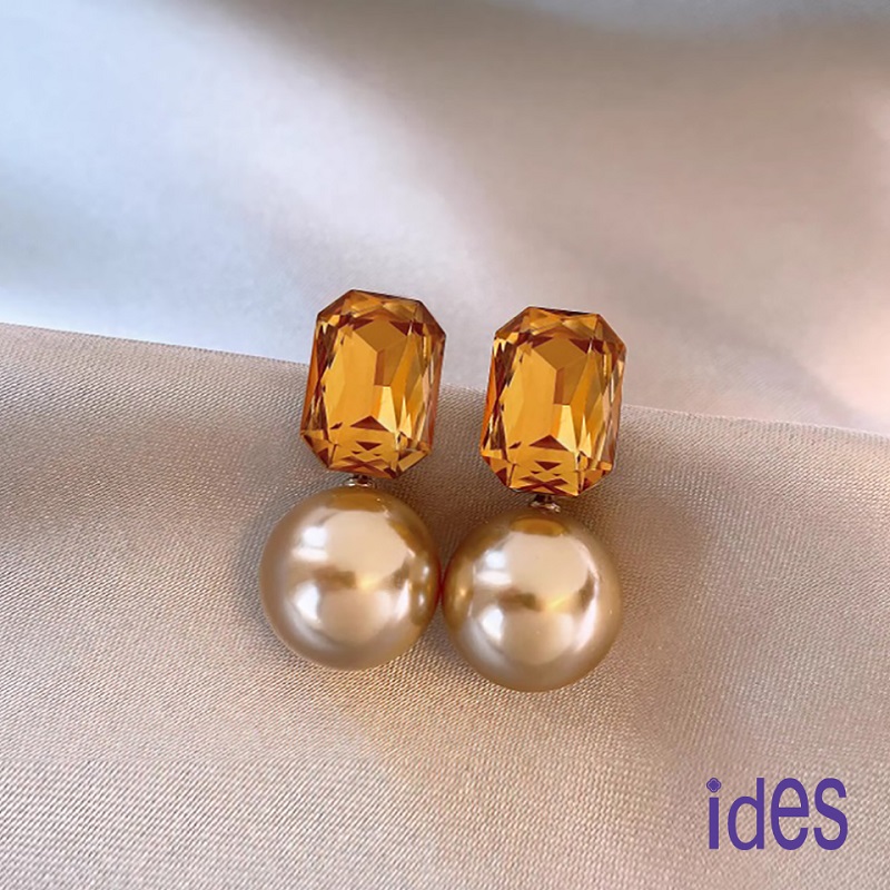 [ides愛蒂思] 輕珠寶時尚設計都會系列耳環/時尚金, , large