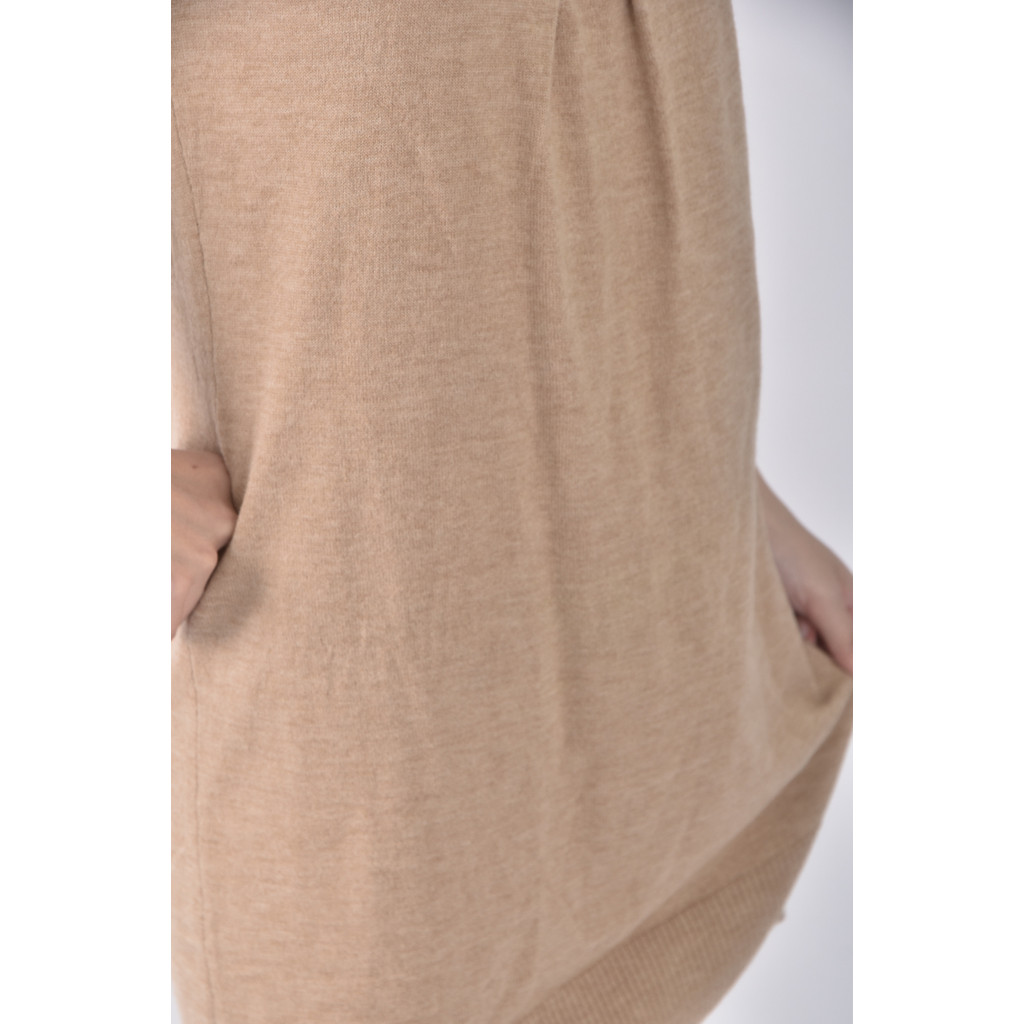 (S) showcase毛毛棕色洋裝二手衣, , large