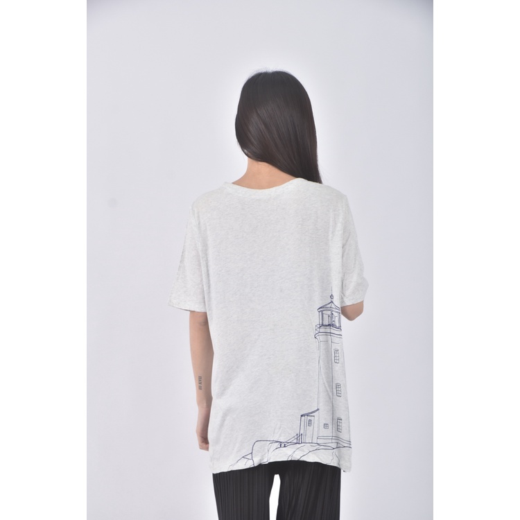 (S) uniqlo棉質灰色短袖上衣二手衣, , large
