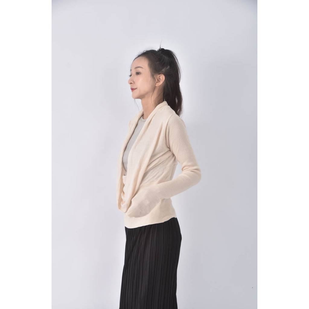 (L) bcbg maxaziria長袖杏色上衣二手衣, , large