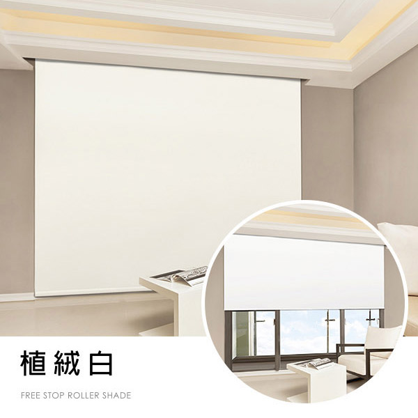 【加點】100*185cm DIY安裝 手動升降捲簾 遮光窗簾 時尚科技植絨系列 買就贈 珠鍊