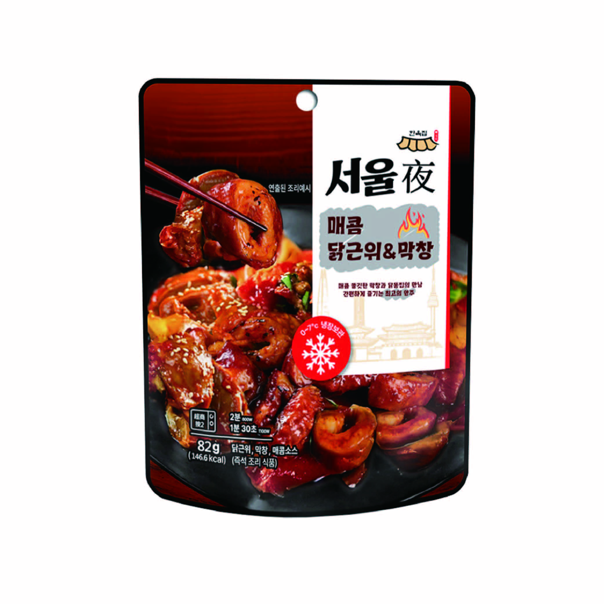 首爾夜-韓式煙燻風味烤腸雞胗82g