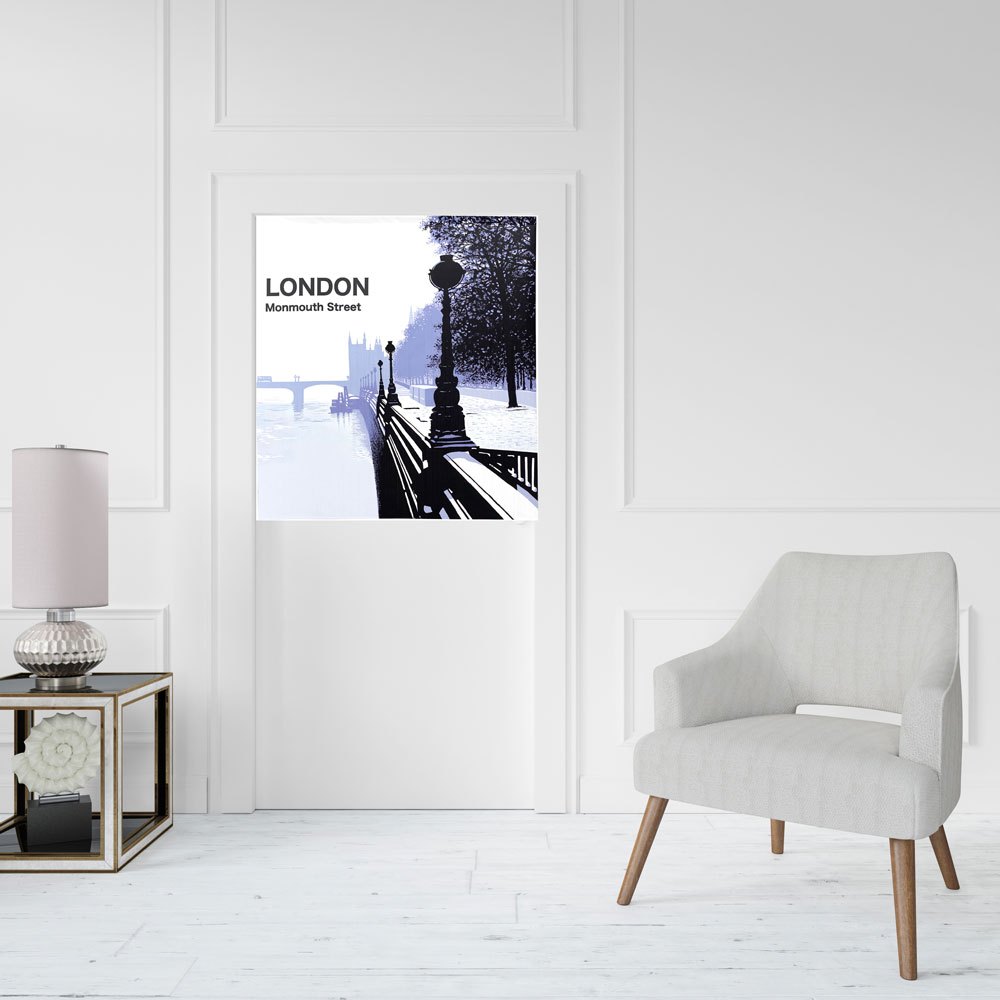 日本製【コスモ】中門簾《倫敦蒙莫斯街》, , large