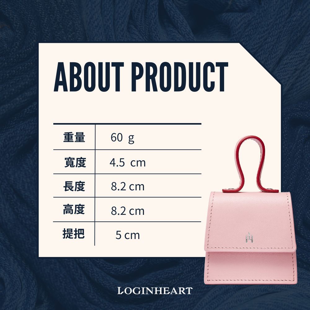 Loginheart｜迷你配方包(乾燥玫瑰粉) 科技精品小廢包/MIT微笑標章認證/個性化行動支付/專利微晶片模組技術, , large