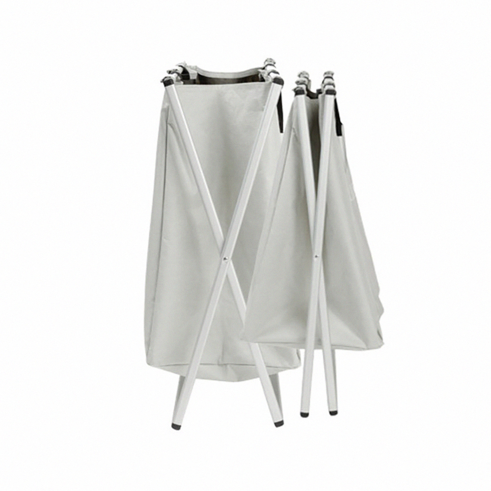 picobello-兩格衣物收納籃-淺灰, , large