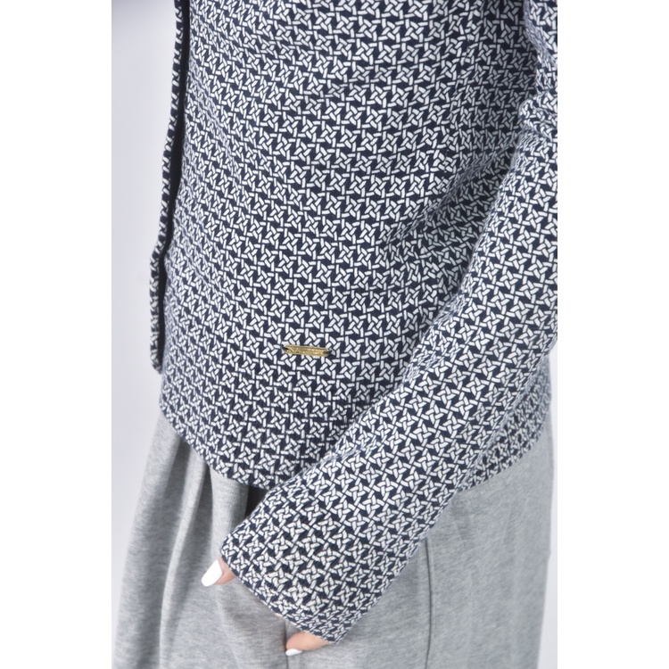 (S) nautica質感棉質花紋藍色外套二手衣, , large