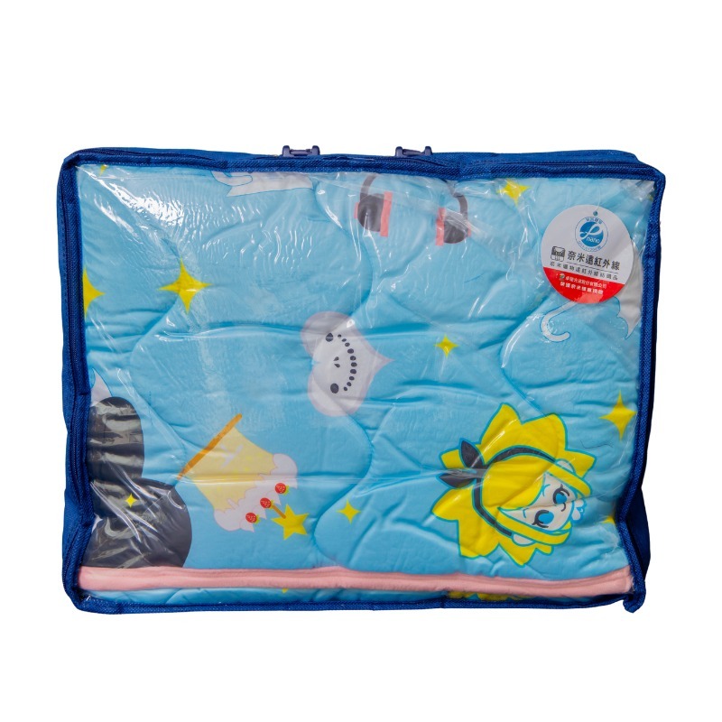 【卓瑩官方直營】CINN 卓瑩光波 · IP 心夢 X 數位皮羅 – 「Alice misA 餐桌白城市豐華夜宴」奈米遠紅外線設計毯被