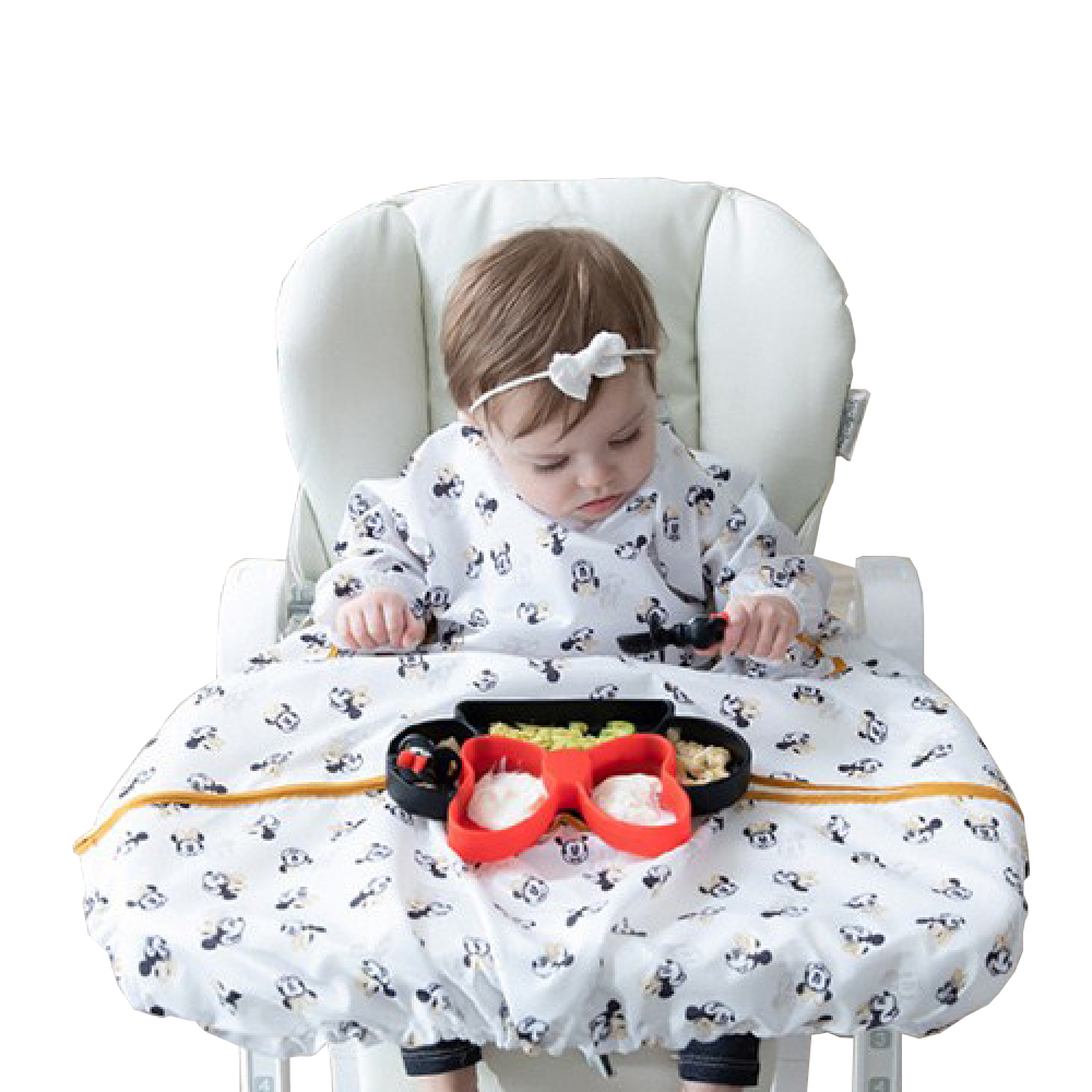 Bumkins 高腳椅圍兜-貪吃維尼