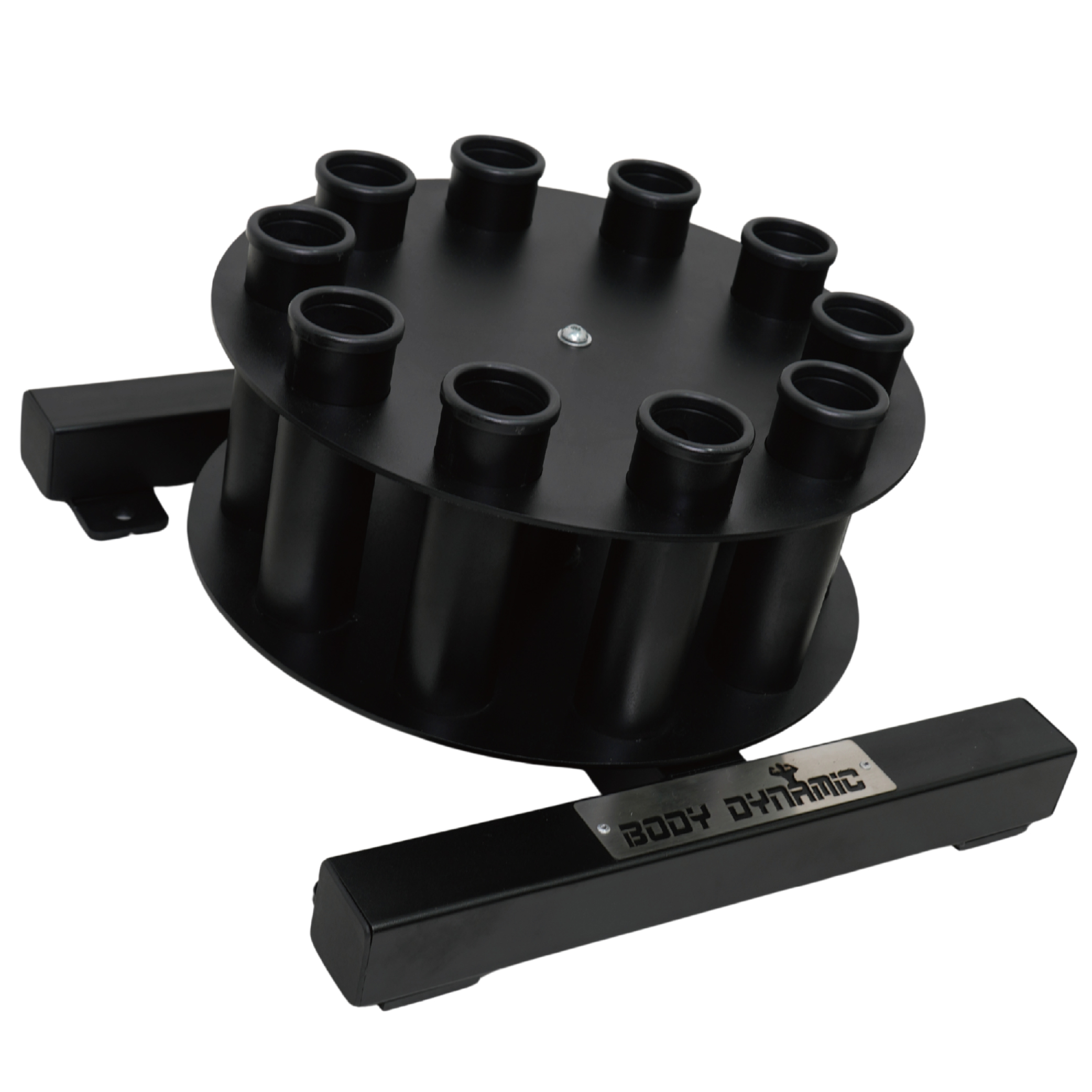 【德旺健身器材】旋轉立式槓鈴架 (10孔), , large