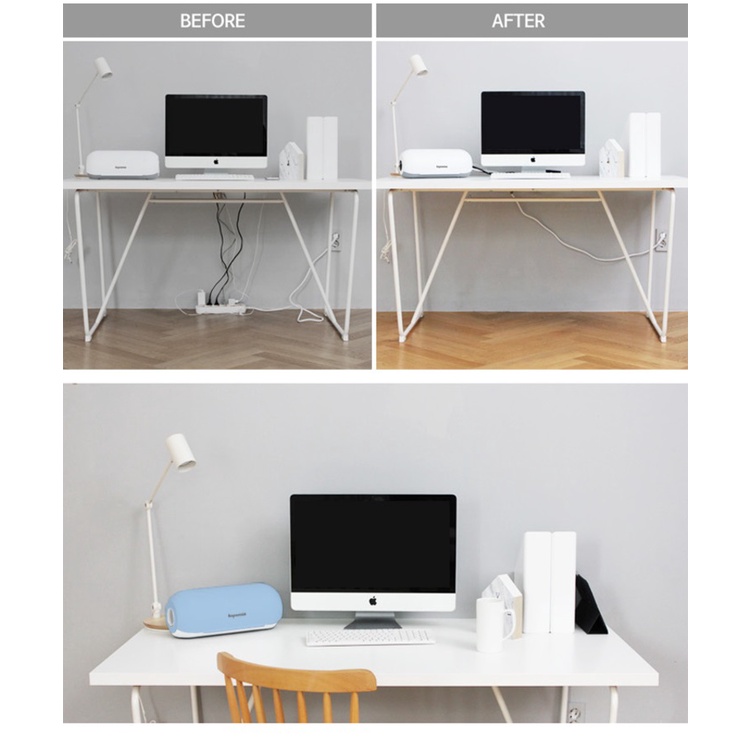 *需預訂【KAPAMAX】MULTI TAB延長線整理盒  (82300)白, , large