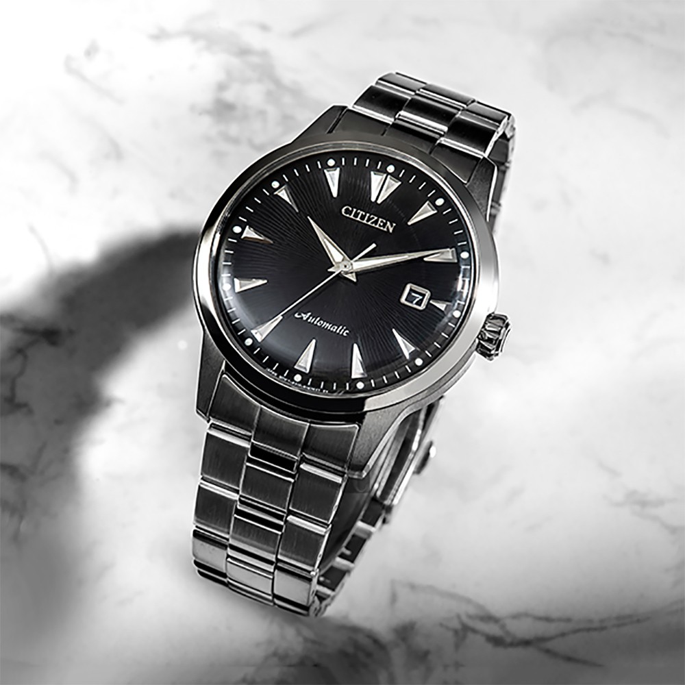 CITIZEN 星辰 限量黑潮復古版 機械錶-41mm NK0001-84E, , large