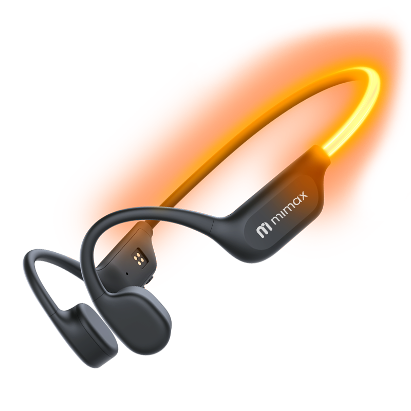 Mimix LED Light Strap Bone Conduction Sports Headphones, , large