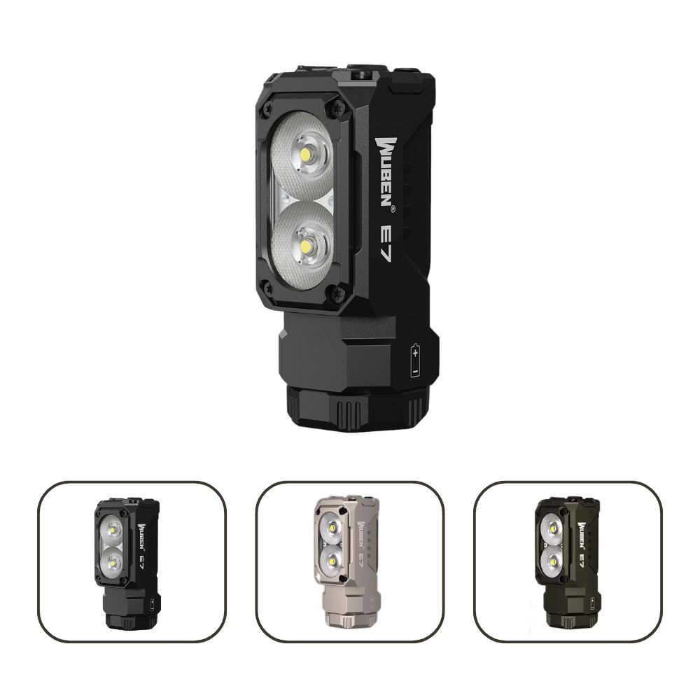 【錸特光電】WUBEN E7 輕便小巧工作燈 尾部磁吸(標配版)