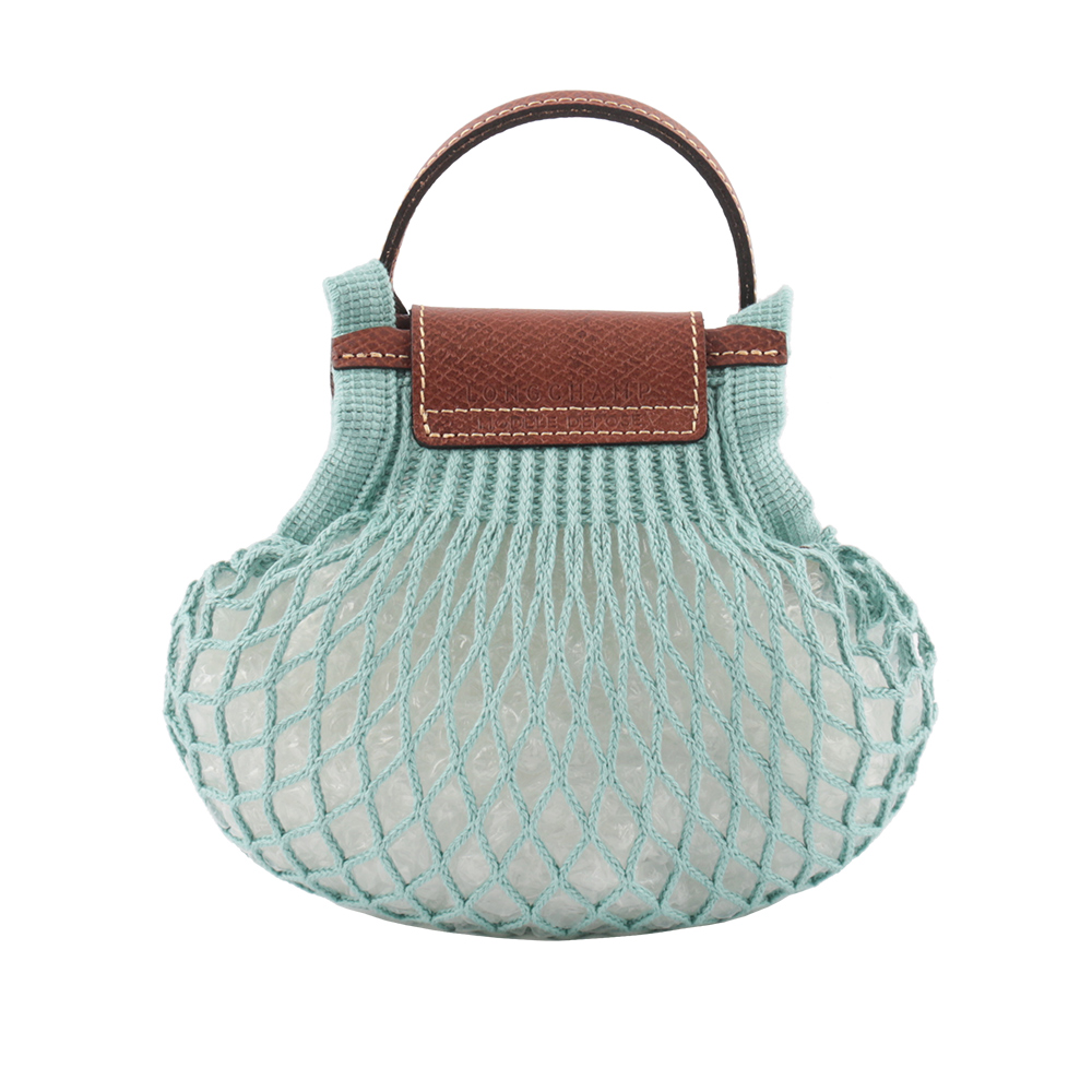 LONGCHAMP XS號 LE PLIAGE FILET 二用漁網包/潟湖藍, , large