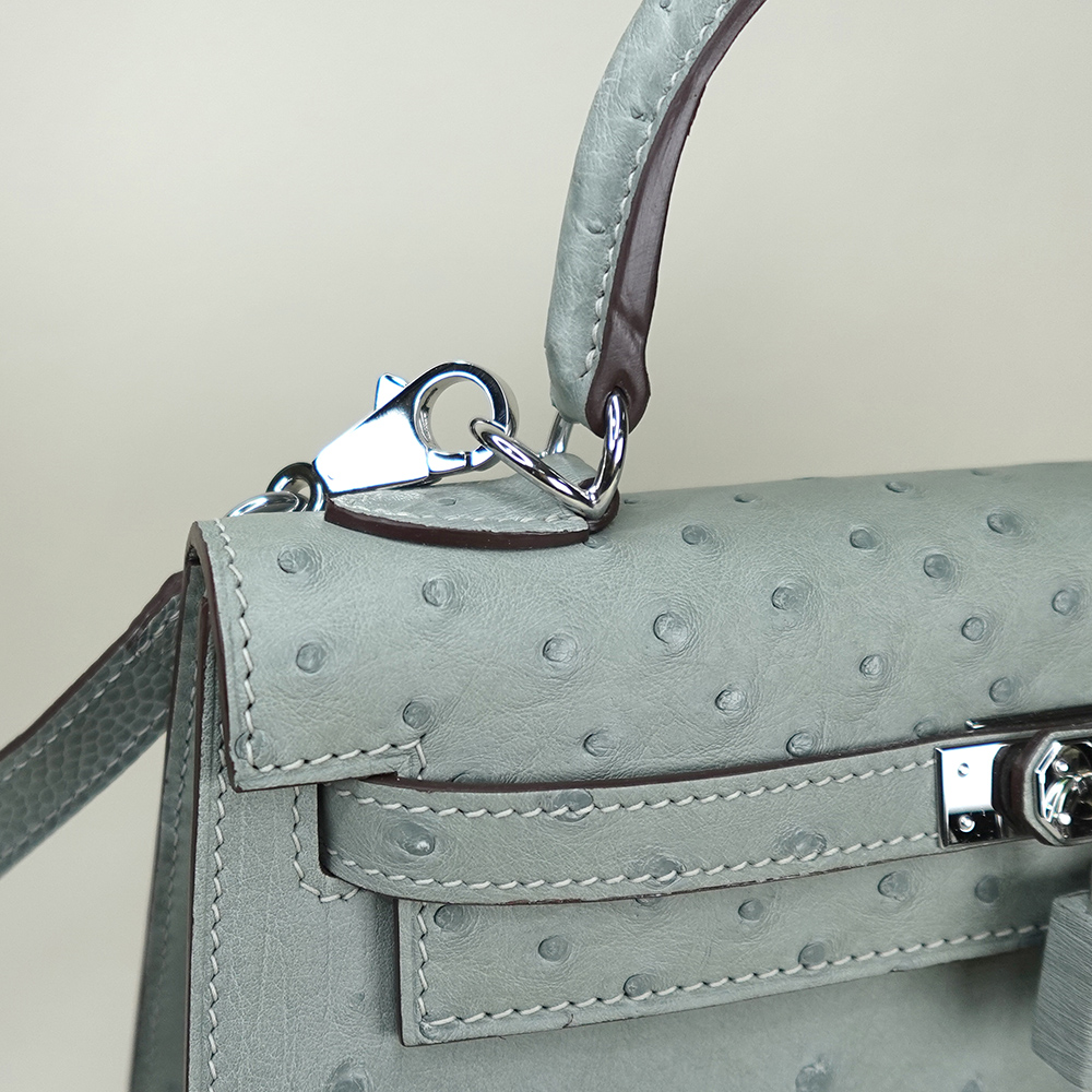 【M2nd】 Ostrich  Handbag, , large