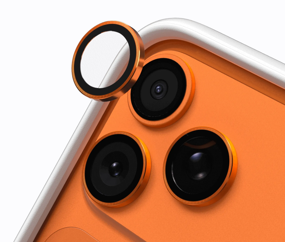 【RHINOSHIELD 犀牛盾】iPhone 17 Pro/PM鏡頭保護貼-橙, , large